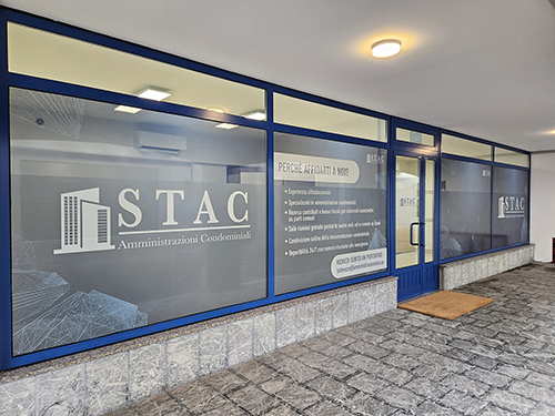 Ingresso sede STAC Amministrazioni a Tolmezzo in Via Renato del Din 10A